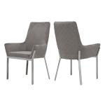 NO Folded OEM Velvet Dining Room Chairs Stainless Steel Metal Legs Dining Chairs