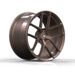 18x7.5 5x120 Lightweight Wheels ET25 Brushed Brown Aluminum Alloy