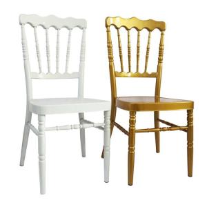 Quality Commercial Aluminum Iron Metal Wedding Chairs Gold Banquet Chairs wholesale