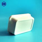 Hot Food Square Plastic Food Containers Customized In Mould Labeling