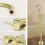 Sustainable Freestanding Bathtub Accessories Chrome Finish SS Faucet For