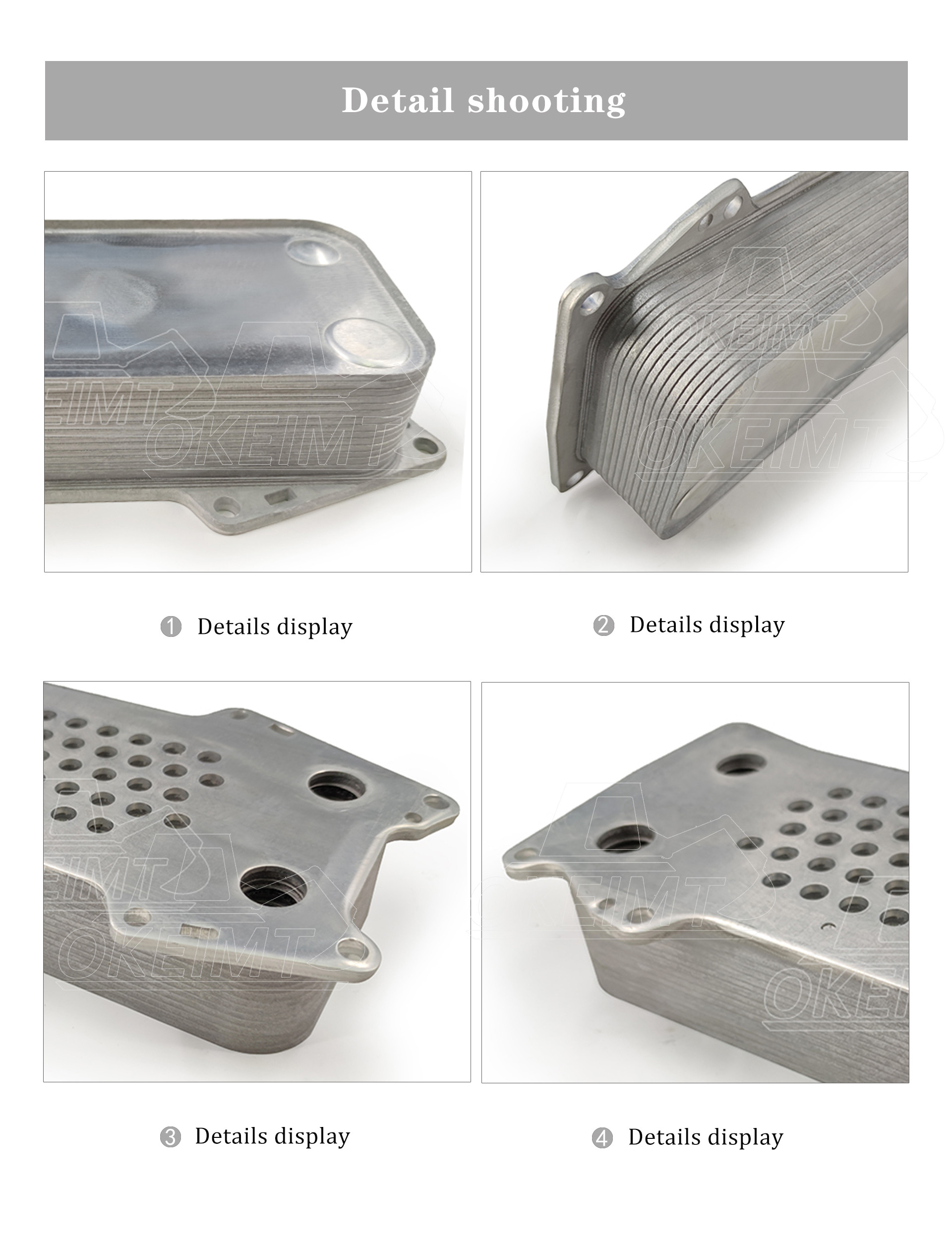 VOE 20511773 Oil Cooler Core Fit EC210B EC240B D6D D7D D6E Engine