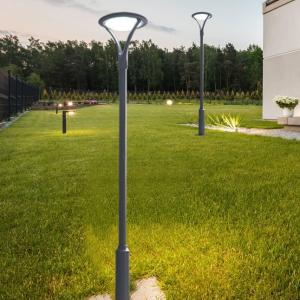Quality 30W 3000-6000K IP65 Garden Pole Light 600*600*520MM 5.8KG 140-76MM 3-6M wholesale