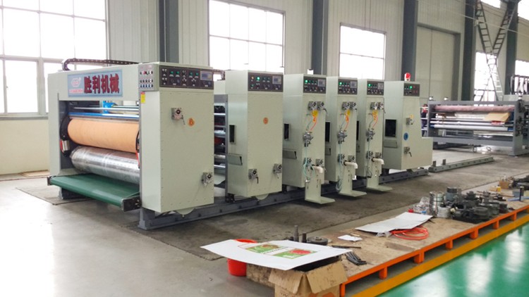 4 Color Printing Corrugated Carton Box Machine With Big Production