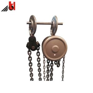 Quality Industry Use Outdoor 3m Manual Chain Block Hoist 5 Ton wholesale