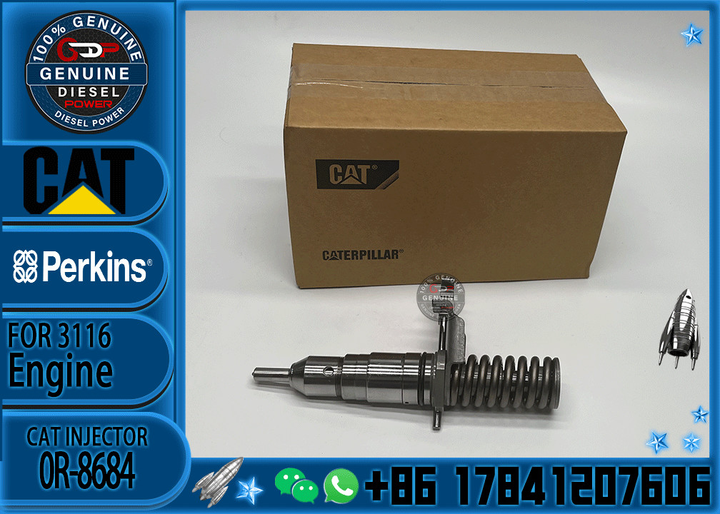 diesel injector 127-8218 0R-8684 for Caterpillar 3116 3126 engine 950G 960F 962G TK380 TK381 fuel injector 127-8218 0R-8