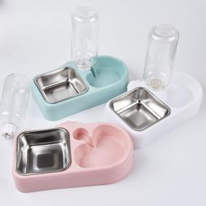 Automatic Water Refill Pet Hanging Bowl Amazon Hanging Automatic Water Refill Dog Cat Double Bowl