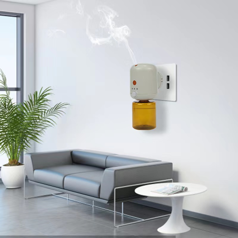 HOMEFISH 100-240V Essential Oil Plug In Wall Diffuser 130mL