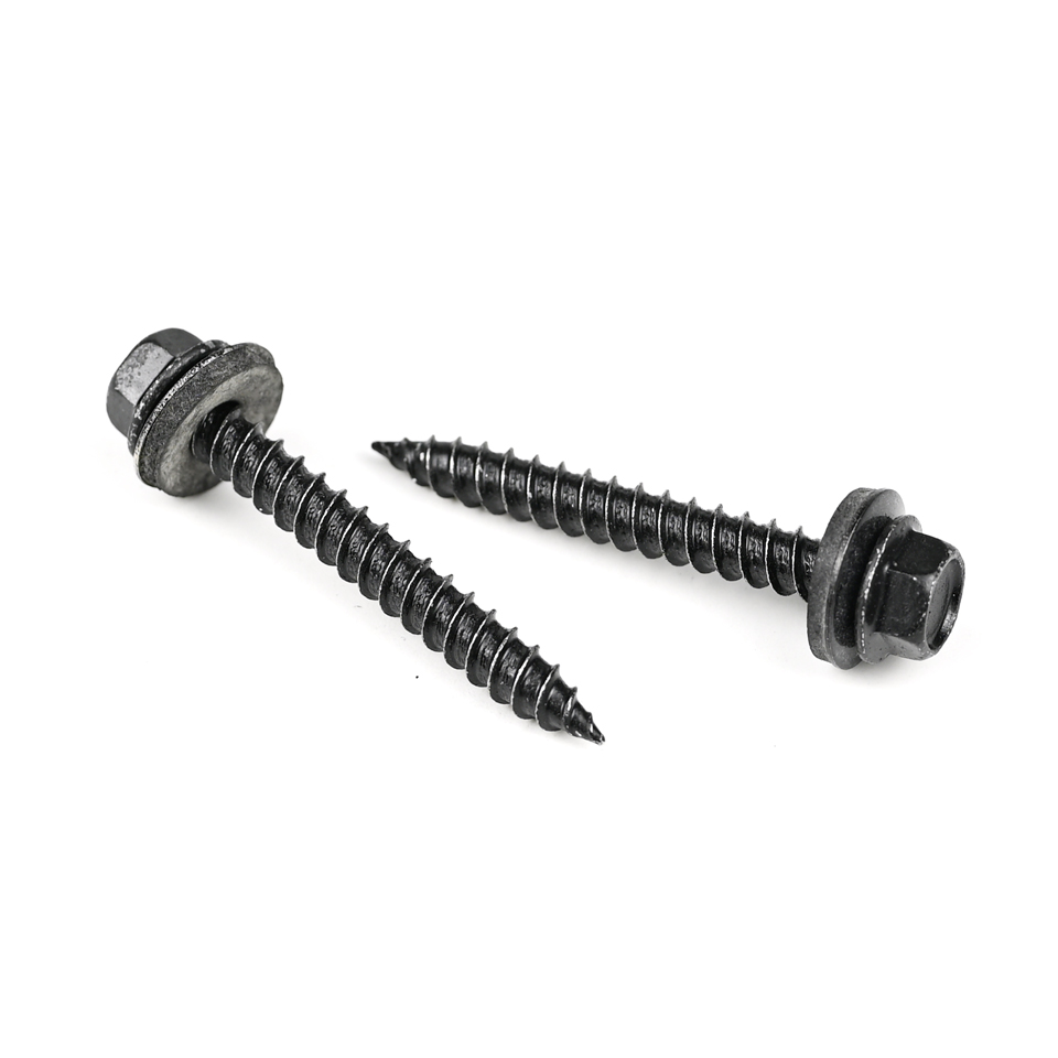 ZINC Finish Flange Hex Head Wood Screw for Wooden Building Materials and Structures