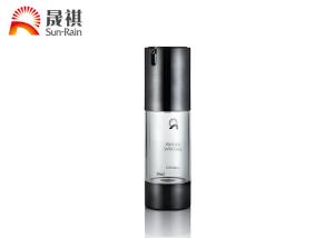 Quality AS Material Black Airless Pump Bottle For Personal Care Cream SR-2108G wholesale