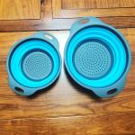 BPA Free Food Grade Silicone Sink Strainer Eco - Friendly With Handle Steam