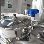 Sanitary Stainless Steel Vertical Storage Tank with wheel agitator