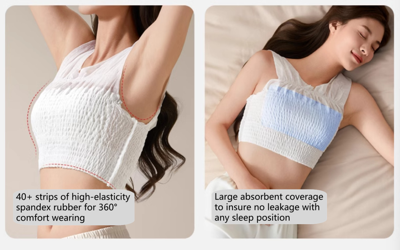 Disposable Postpartum Feeding Bra Maternity Pregnancy Nursing Super Absorbent Seamless Underwear