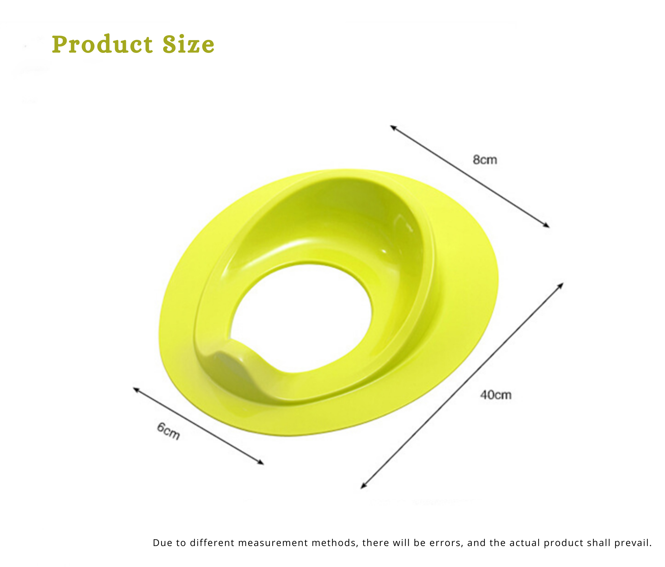 Plastic Potty Training 1-7years Old Baby Toilet Seat Soft Non-Slip