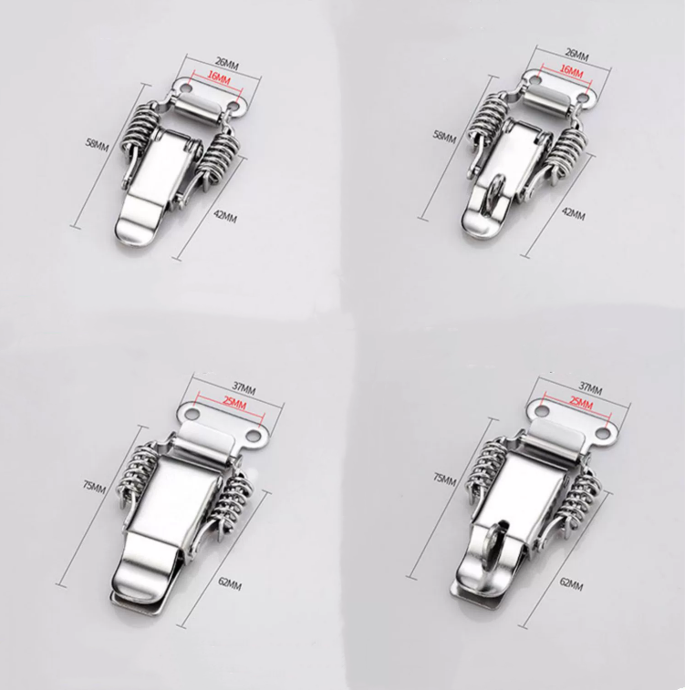 Standard Toggle Latch for Metric Measurement System Stainless Steel Toolbox Fastener Case in Food Beverage Applications