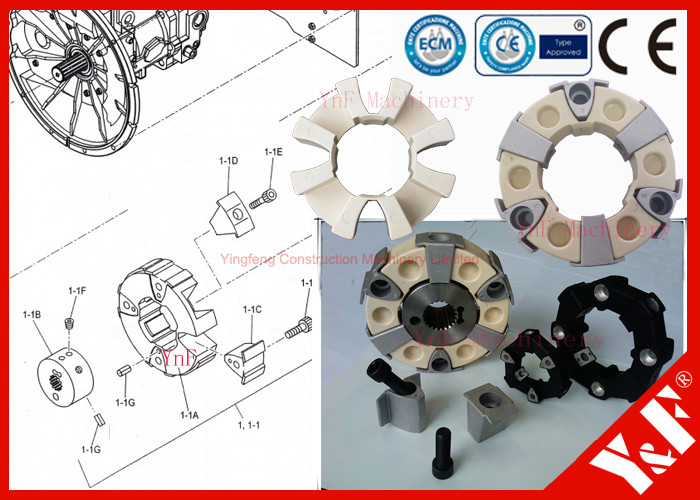 Hydraulic Pump Mounting Hub Shaft Coupling For Engine Driven