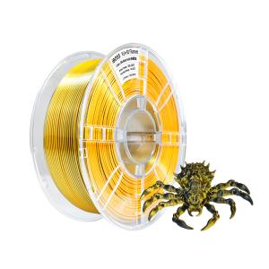 Quality PLA+ 3D Printer Filament, Black Gold 1.75mm Dual Color 3D Filament 1KG wholesale