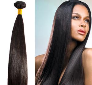 Quality No Chemical Unprocessed Human Hair Bundles / Silky Straight Remy Hair wholesale