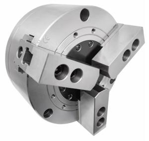 Quality 8 Inches CNC Power Chuck Solid 250mm 3 Jaw Hydraulic Chuck For Lathe wholesale
