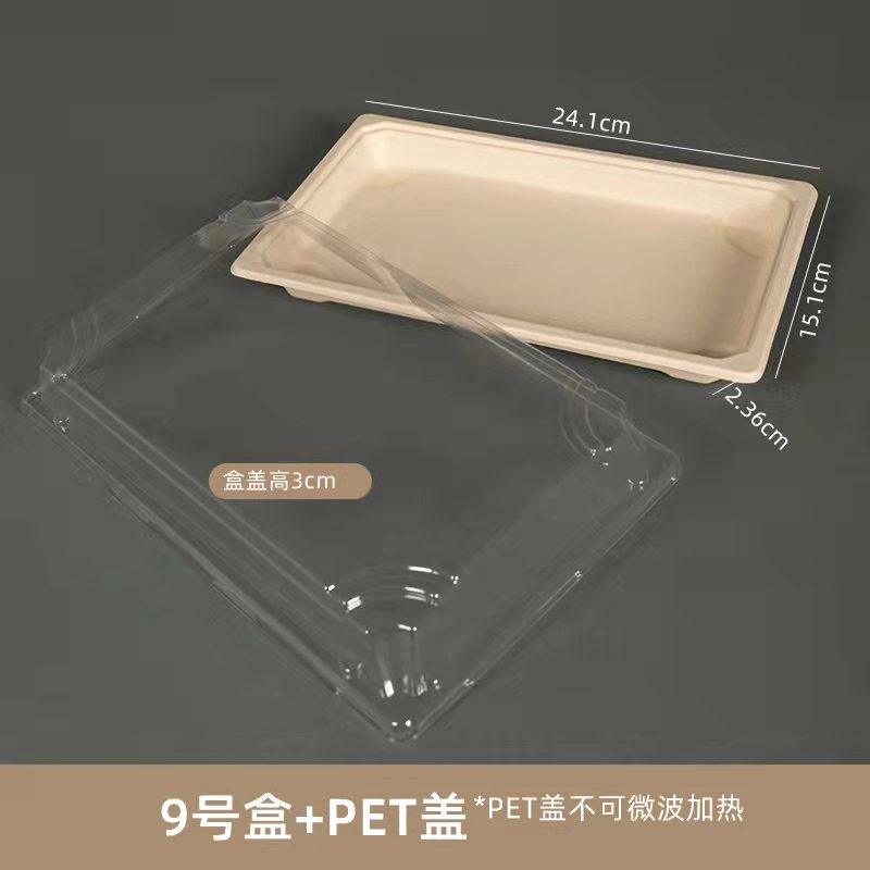 New 100% Biodegradable Sushi Lunch Box For European And Janpanese Maekrting With SGS Certification