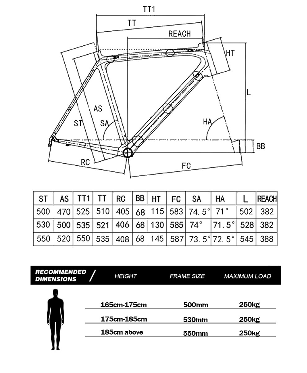 Rim Brake Carbon Road Bike Full Carbon Fiber Racing Bicycles 700C
