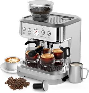 Quality 20 Bar Italian Espresso Smart Coffee Machine Automatic With Milk wholesale