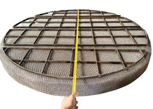 Quality Knit 2205 Low Pressure Drop Mesh Pad Demister Boiler Steam Drum Demister 100mm wholesale