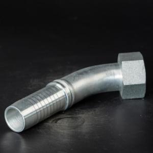 Quality Stainless Steel Hydraulic Elbow Pipe Hose Fittings Metric for Crimping Pressing 20441 wholesale