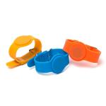 Colorful Silicone RFID NFC Wristband With Cashless Payments , RFID Bracelet For