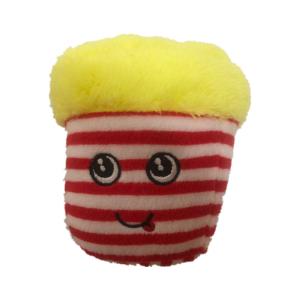 Quality 10cm 4 Inch Pet Toy In Chips Shape Giant Stuffed Animals Valentines Day Yellow wholesale