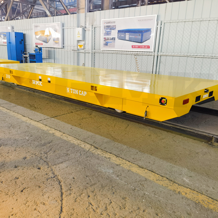 Heavy Load Remote Control 5 Tons Steel Billet Battery Transfer Cart