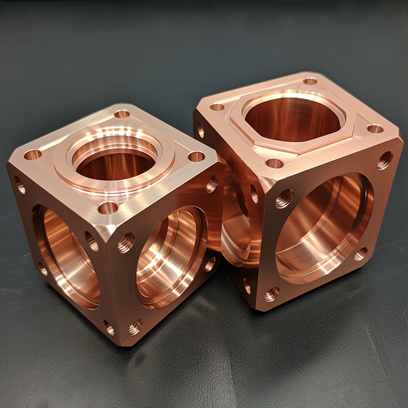 High Precision Copper Auto Parts , CNC Turning Machining Aerospace Components