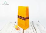 Food Grade Greaseproof Wrapping Paper Bags PE Lining For Bakery Products