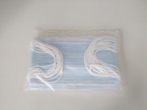 Quality Earloop 3 Ply Non Woven Face Mask Blue Color wholesale