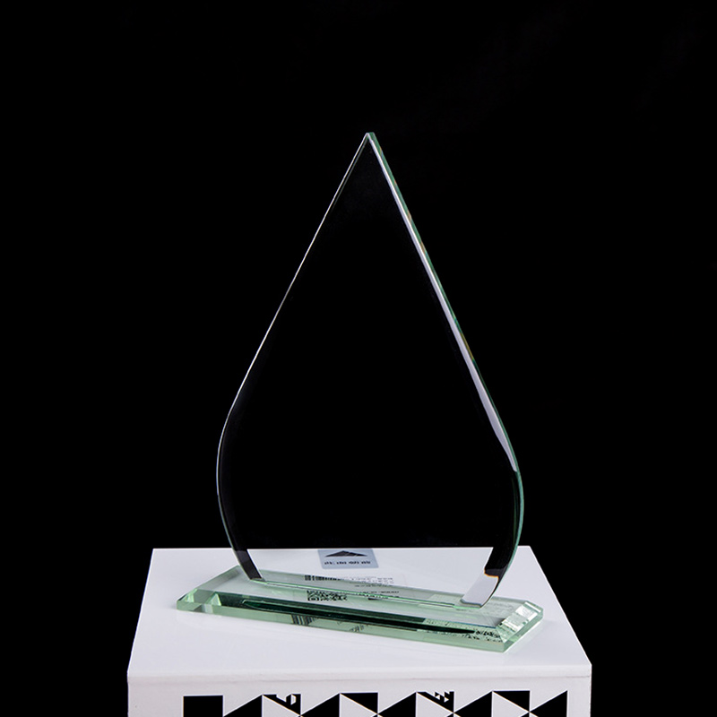 Encourage Souvenir Plastic Crystal Trophy Cup With Laser Engraving