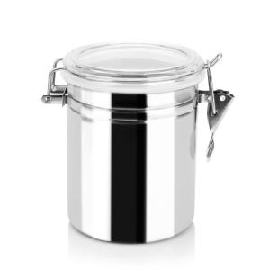 Quality Food Grade Stainless Steel Airtight Metal Container 1450ml With lid wholesale