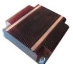 GS ROHS Aluminum Heat Sinks ,Thin Round Silver Copper Cooling Fin