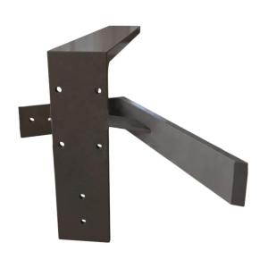 Quality Metal Bracket for Customized Carbon Steel Bracket in Power Coated Steel Nature Color wholesale