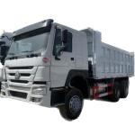 Left Rudder 375HP 10 Wheeler Sinotruk Dump Truck 30tons Second Hand 6x4 HOWO