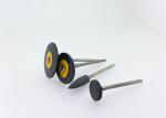 black Sintered Diamond Disc knife edge Rubber Polishing Wheel 26mm 12mm Diameter
