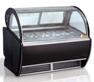 Quality Ice Cream Display Cabinet With Air Cooling 6x2 Pans GN 1/4 700W Power wholesale