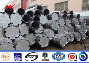 Quality 69KV Power Lines Galvanised Steel Tubular Electric Pole With Bitumen wholesale