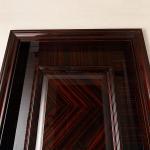 Ebony Veneer Solid Wood Internal Doors 210cm Height MDF HDF Flush Door