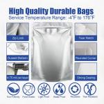 Customized 5 Gallon Sealed Mylar Bags Chocolate Food Packaging Pouch With Zipper