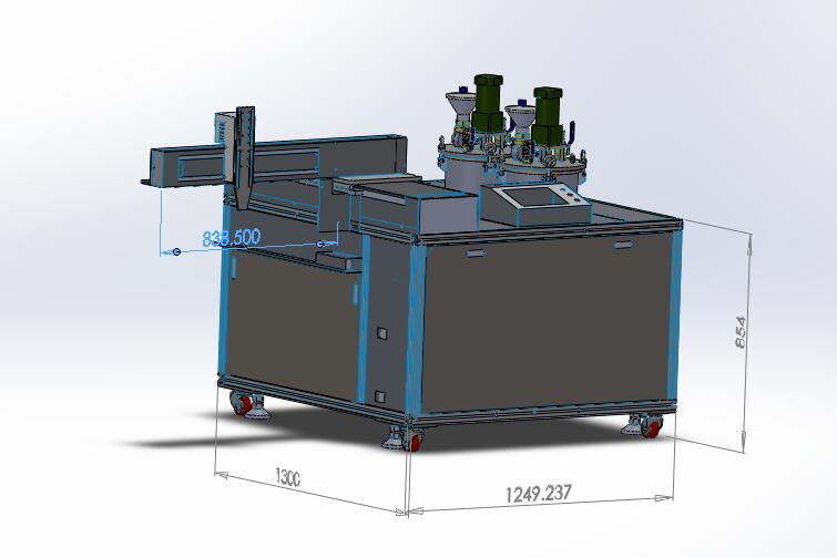 Packaging Type Case Automatic 2-COMPONENT DISPENSING Machine for LED Power Supply