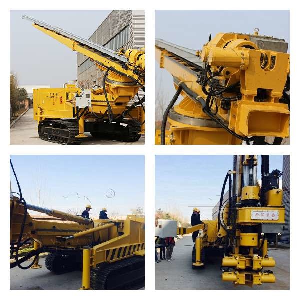 Electric Motor Diesel Engine Powered Crawler Type Construction Drilling Rig for Sale in Pakistan