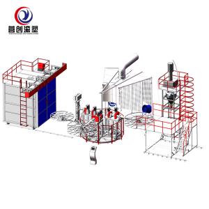 Quality Carousel Rotomolding Machine For 1000L-2000L IBC Tank 500L-5000L Water Tank Making wholesale