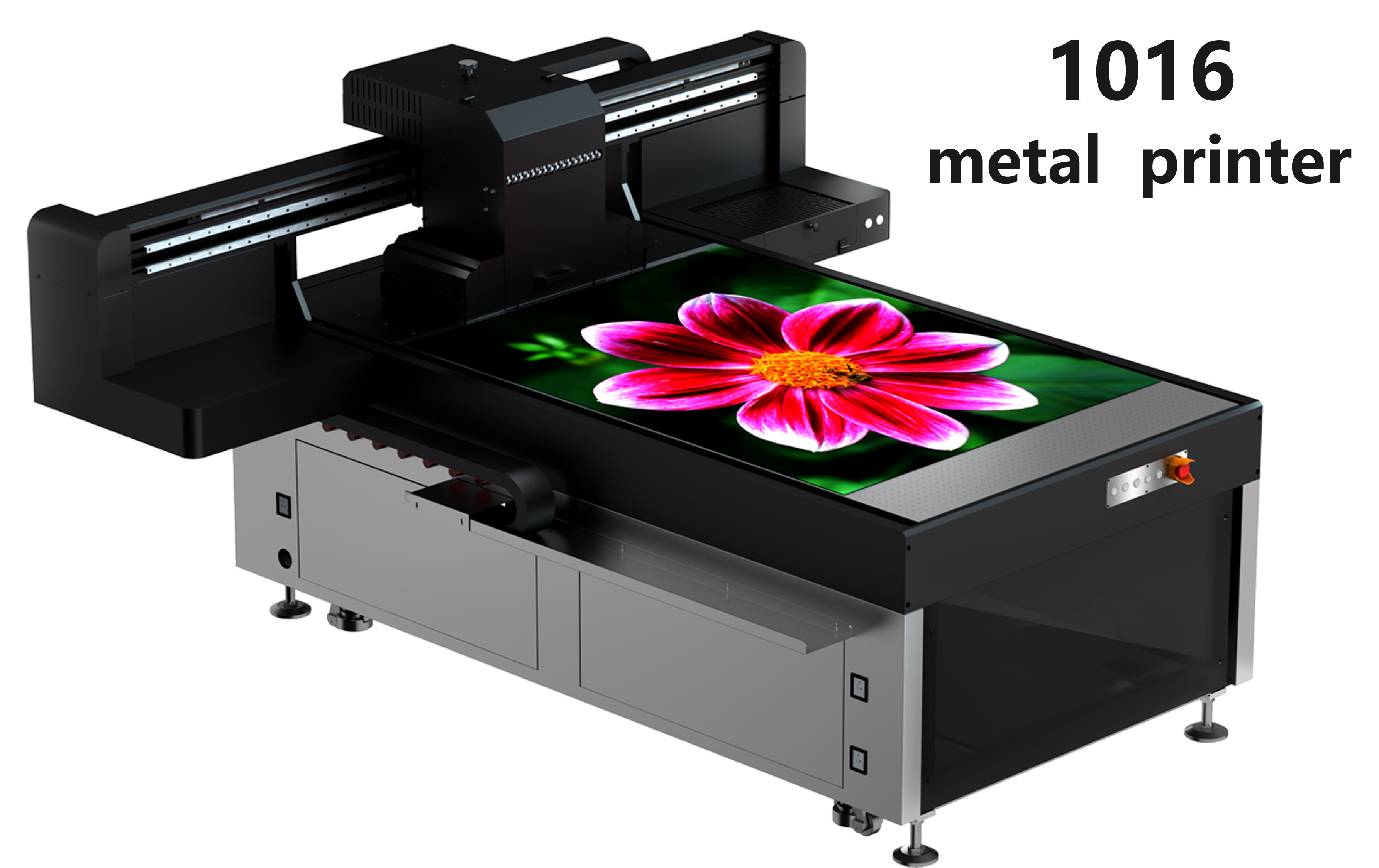 Steel Frame Structure UV Flatbed Printer 360 203Dpi 2.5PL XAAR 1201
