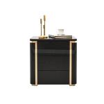 Solid Wood Light Luxury Hotel Bedside Table