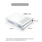 Classic Luxury Style Stainless Steel Knock Box Drawer for Coffee Tea